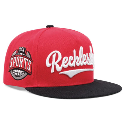 Fashion Reeklessly USA Embroidery Men Women Baseball Caps Hip Hop Sports