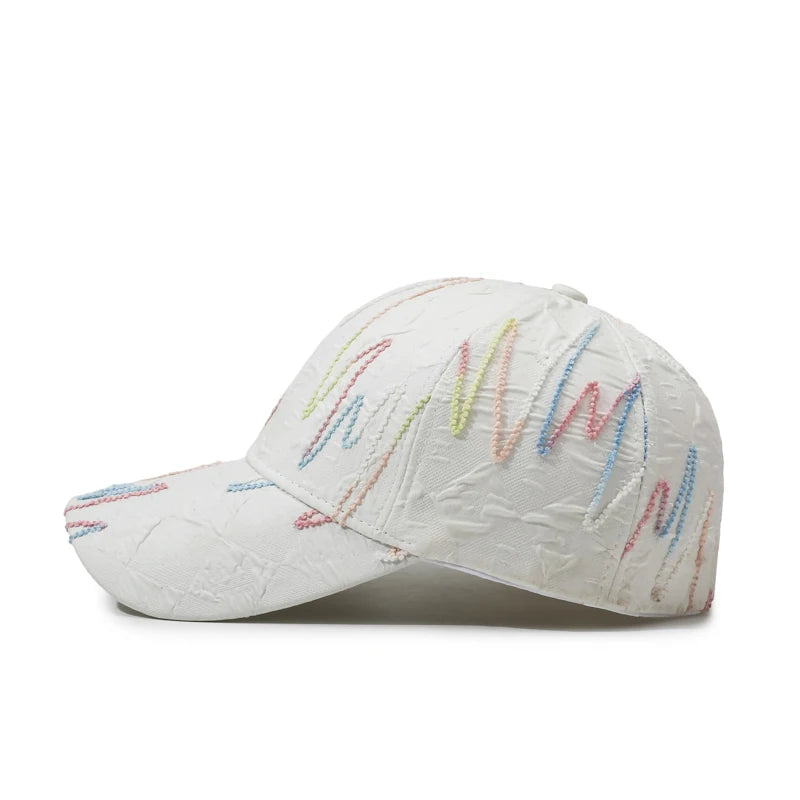 New Quilted Baseball Cap Adjustable