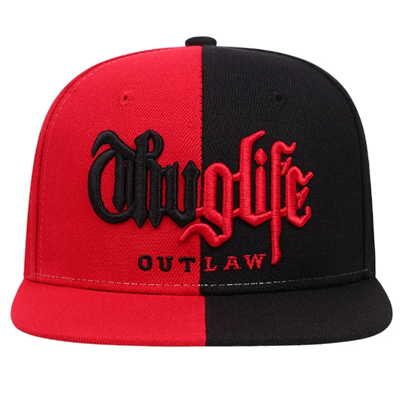 Personalized Children's Thug Life Flat brimmed Hat Men's Trendy Hip Hop