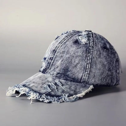 Vintage Washed Denim Baseball Cap