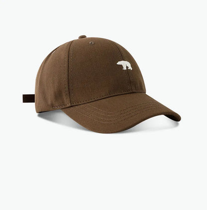 Stylish Bear Embroidered Baseball Cap Sun Protective Breathable Adjustable Ideal Casual Hat Unisex Baseball Cap