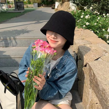New Fashion Summer Linen Hats Women Foldable Outdoor