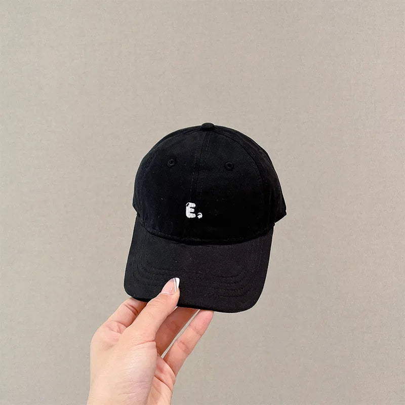 Fashion Letter Children Baseball Hat Embroidery Kids Duck 2 8year Boys Girls Outdoor Sunshade Visors Baby Hats
