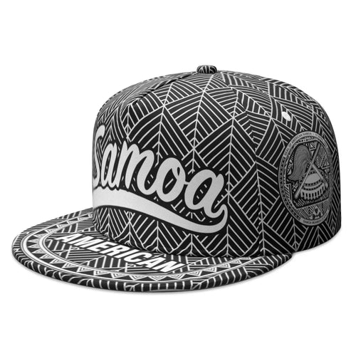 American Samoa Asm Flat Brimmed Cap Country College Nation Flag