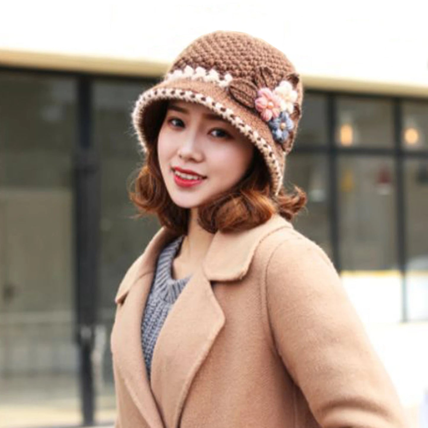 Knitted Hat Women's Autumn And Winter Wool Hat Classic Winter Women's Hat