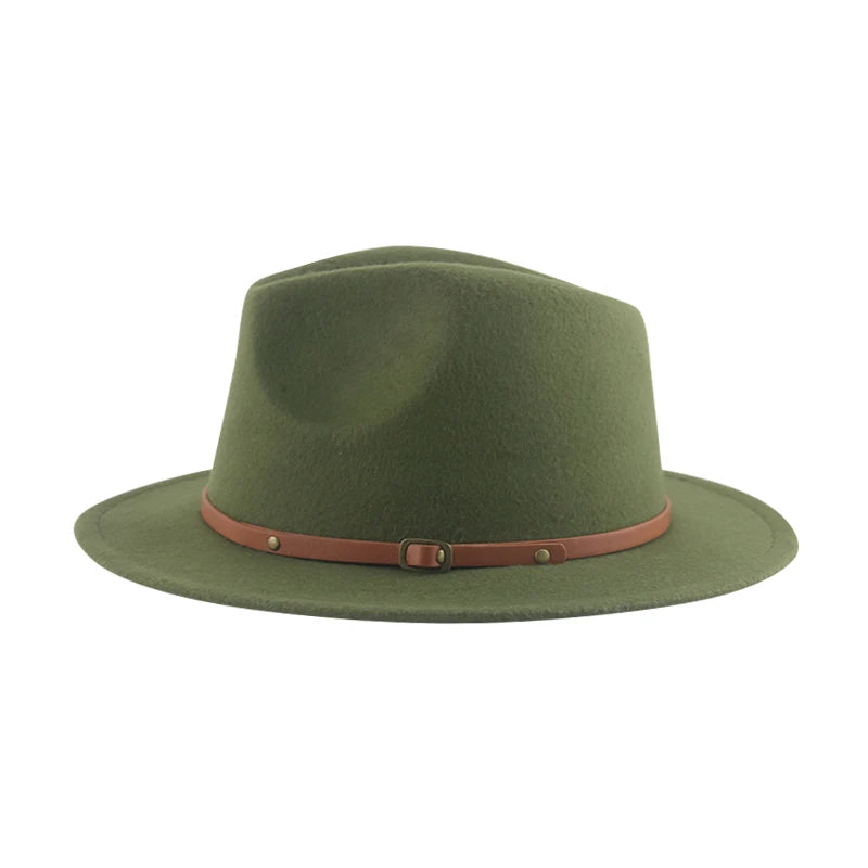 Hats For Women Kids Child Small 52cm Solid Belt Kids Fedora Formal Dress Wedding