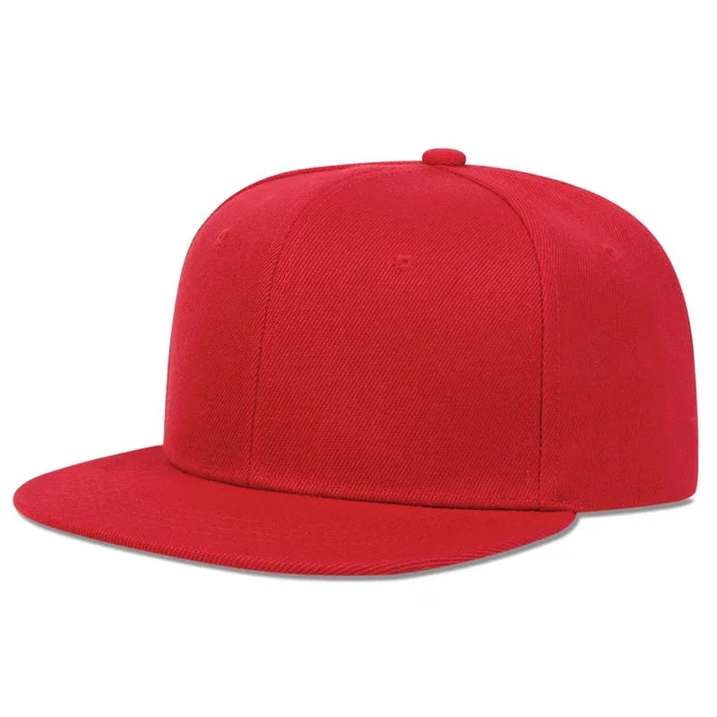 Unisex Light Board Solid Color Hip-Hop Hats Spring Autumn