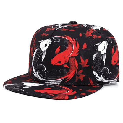 Flat Brimmed Hat Printed Animal Street Hip Hop Hat