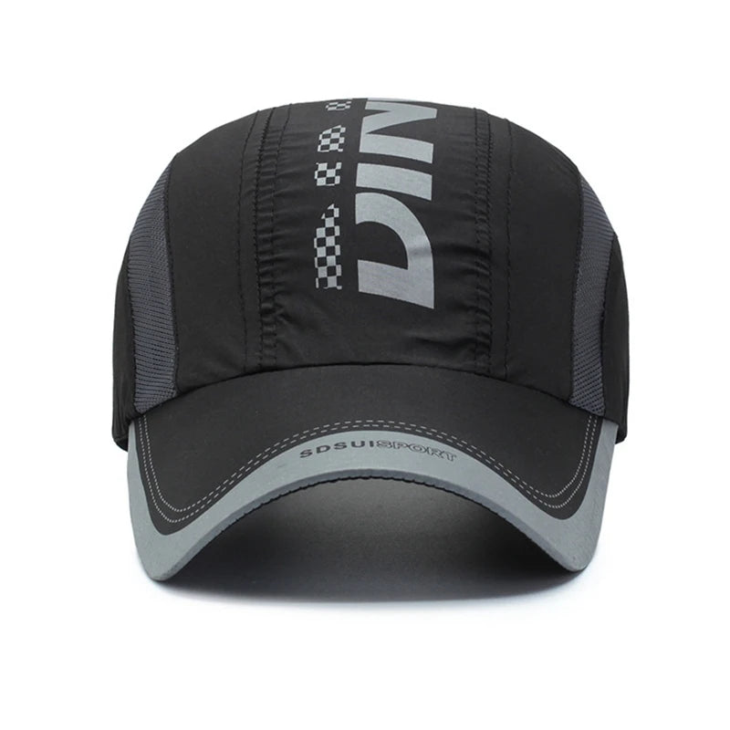 Summer Outdoor Sports Quick Drying Hat Thin Breathable Mesh Anti-UV
