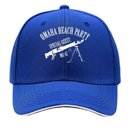 Omaha Beach Party Themed Design Print Sandwich Baseball Cap Men Hip Hop Bucket Hat Summer Sun Dad Hats