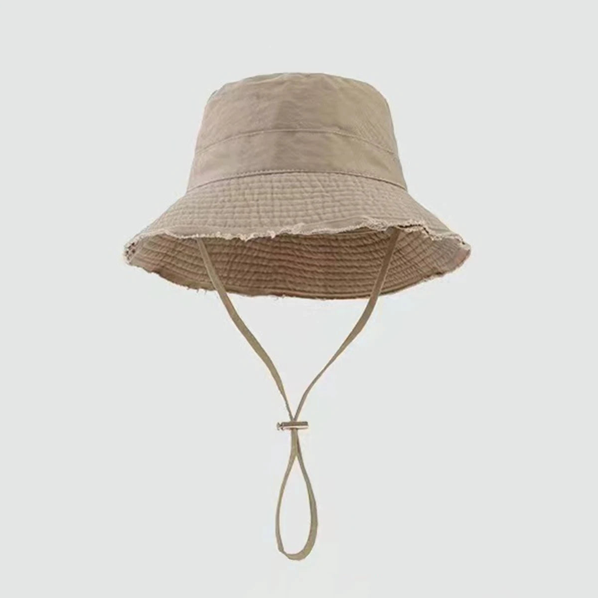 Women's Drawstring Trim Bucket Hat