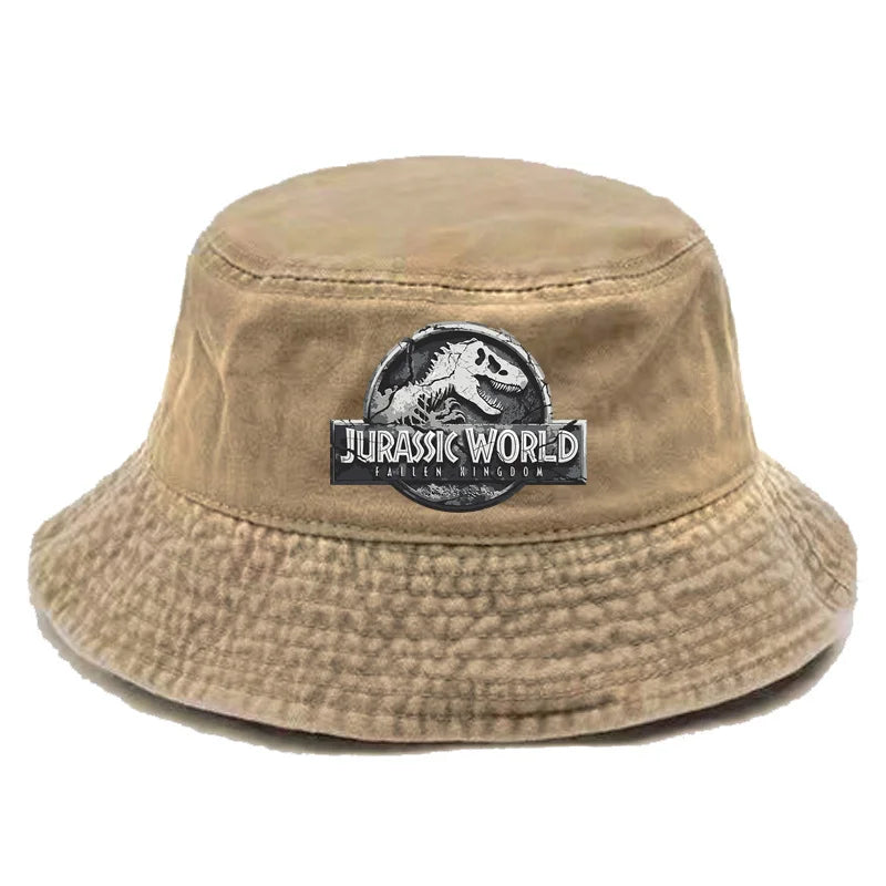 Jurassic World Bob Bucket Hat Distressed Hats Cap Men
