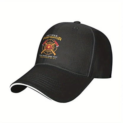 Retired Firefighter Been There Done That Proud Fireman Baseball Cap