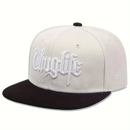 Fashion Fastball Cap Thug Life Embroidery Hip Hop Baseball Cap
