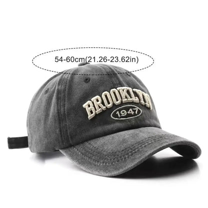 Gothic Street Punk Embroidery Baseball Caps