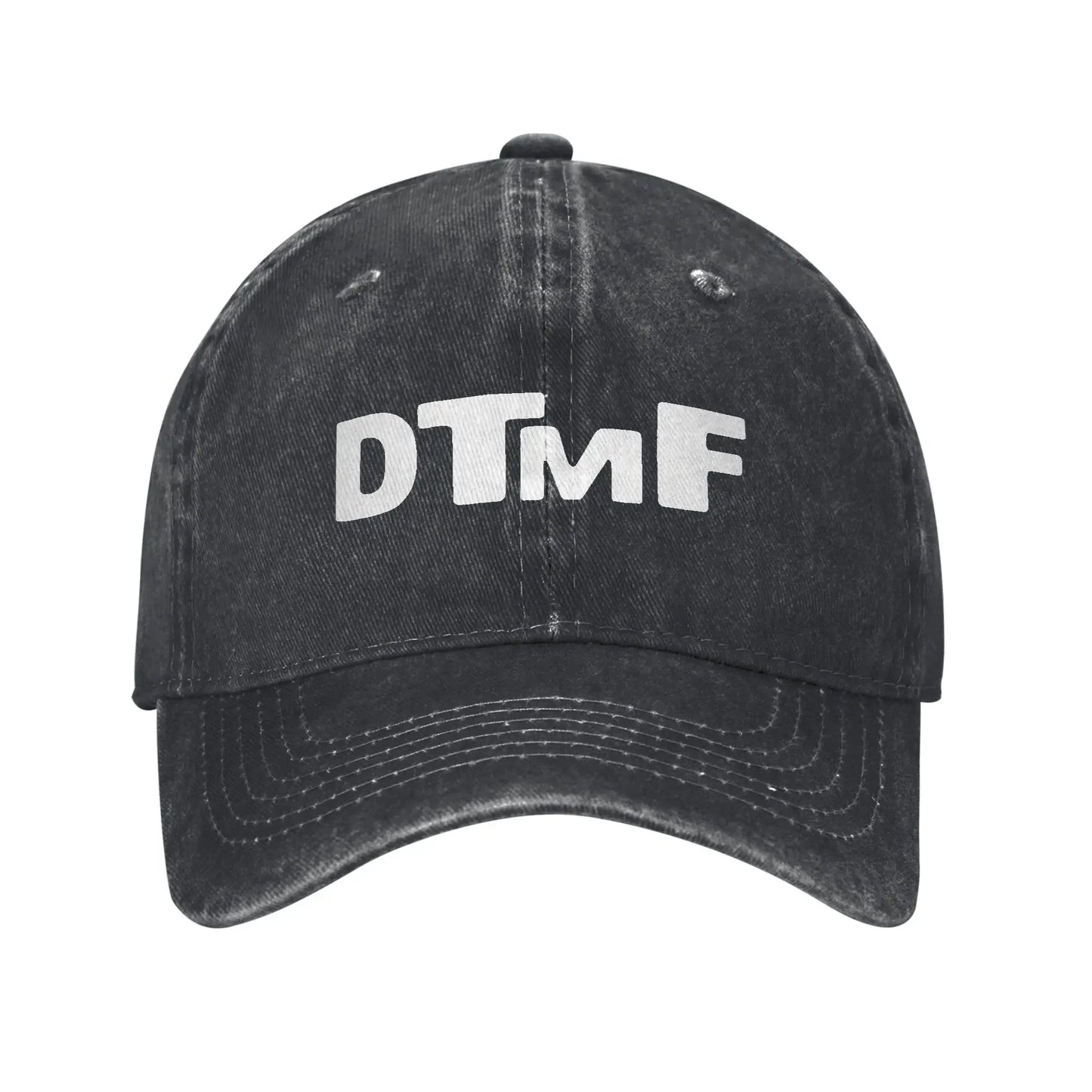 Casual Bad Bunny DTMF Baseball Cap Distressed Washed Headwear