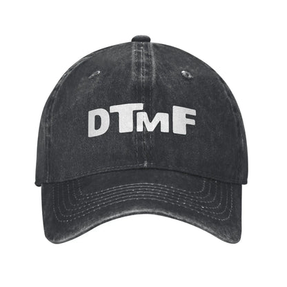 Casual Bad Bunny DTMF Baseball Cap Distressed Washed Headwear