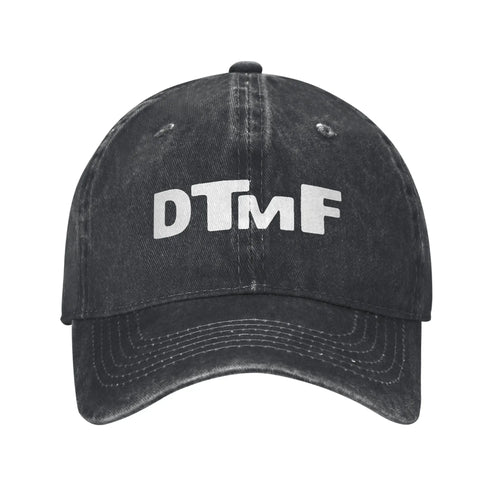 Casual Bad Bunny DTMF Baseball Cap Distressed Washed Headwear
