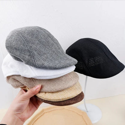 Men Spring And Summer Berets British Style Beret Hat