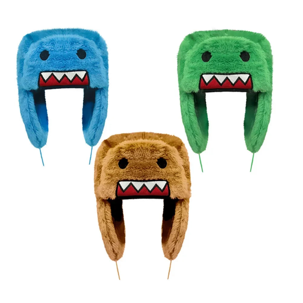 New Winter Warm Domo Kun Sprint Autumn Brown Hat