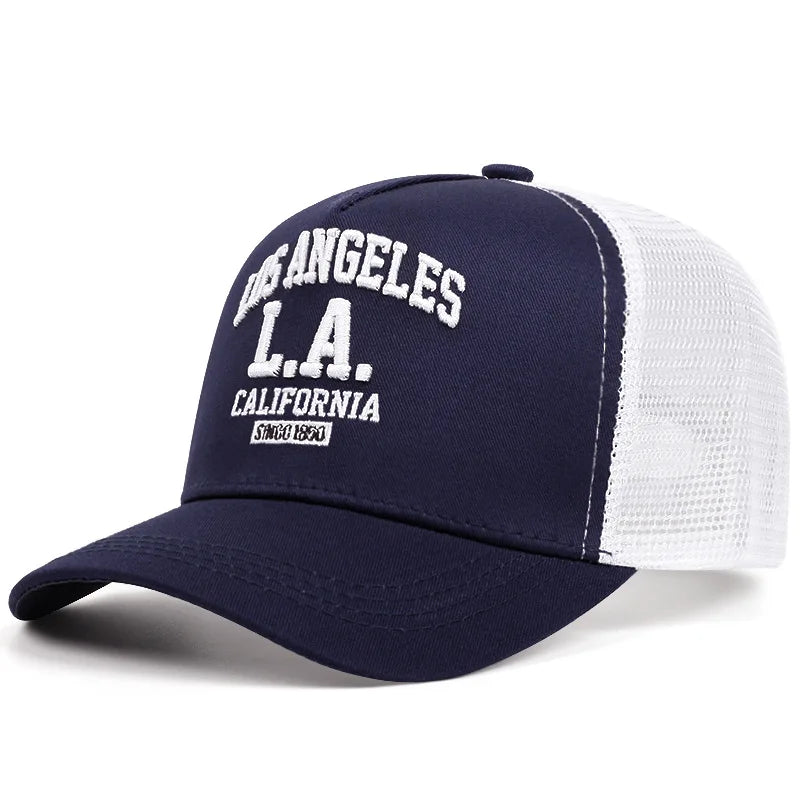 Simple Creative Letter Embroidery Breathable Baseball Caps Outdoor Adjustable Casual Hat Sunscreen Hat