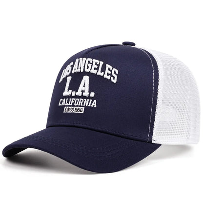 Simple Creative Letter Embroidery Breathable Baseball Caps Outdoor Adjustable Casual Hat Sunscreen Hat
