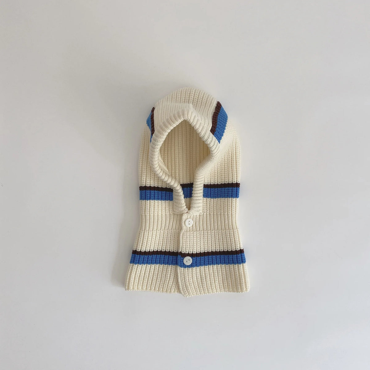Baby Unisex Fashion Patchwork Warm Neck Wrap Cap
