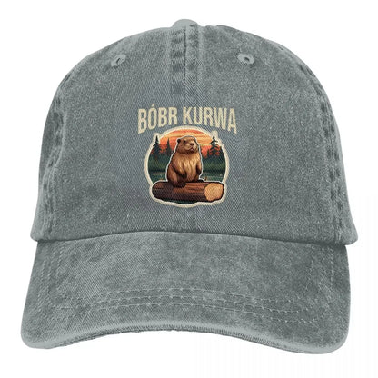 Bobr Kurwa Bober Beaver Bobr Baseball Cap