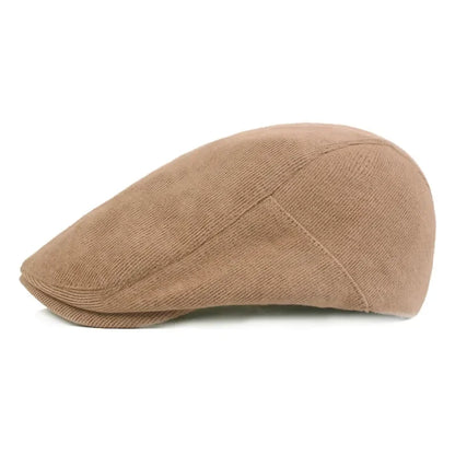 Men Classic One‑Piece Front Beret Newsboy Cap