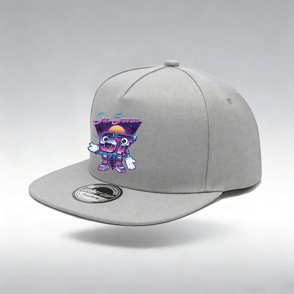 1/2PC67 Robot Patterned Baseball Cap