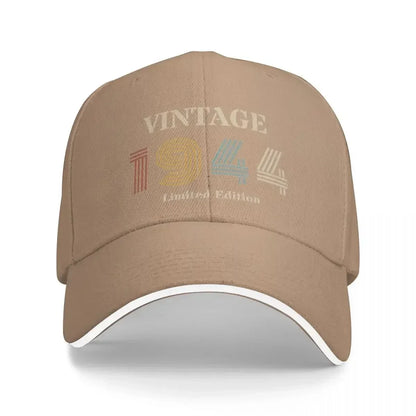 Summer Baseball Cap 1944 Vintage Birthday Gift Merch For Men Women