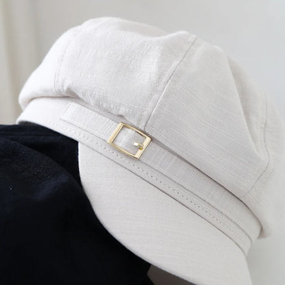 Retro Octagonal Cap Women New Spring Summer