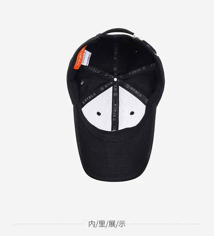 New Embroidered Baseball Cap Sunshade Sunscreen Fashion Trend Casual Travel In All Seasons
