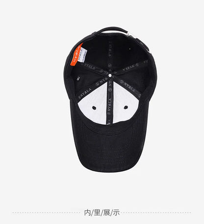 New Embroidered Baseball Cap Sunshade Sunscreen Fashion Trend Casual Travel In All Seasons
