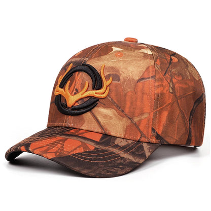 Fashionable Antlers Embroidered Digital Printing Baseball Hat Street Hip Hop Hat