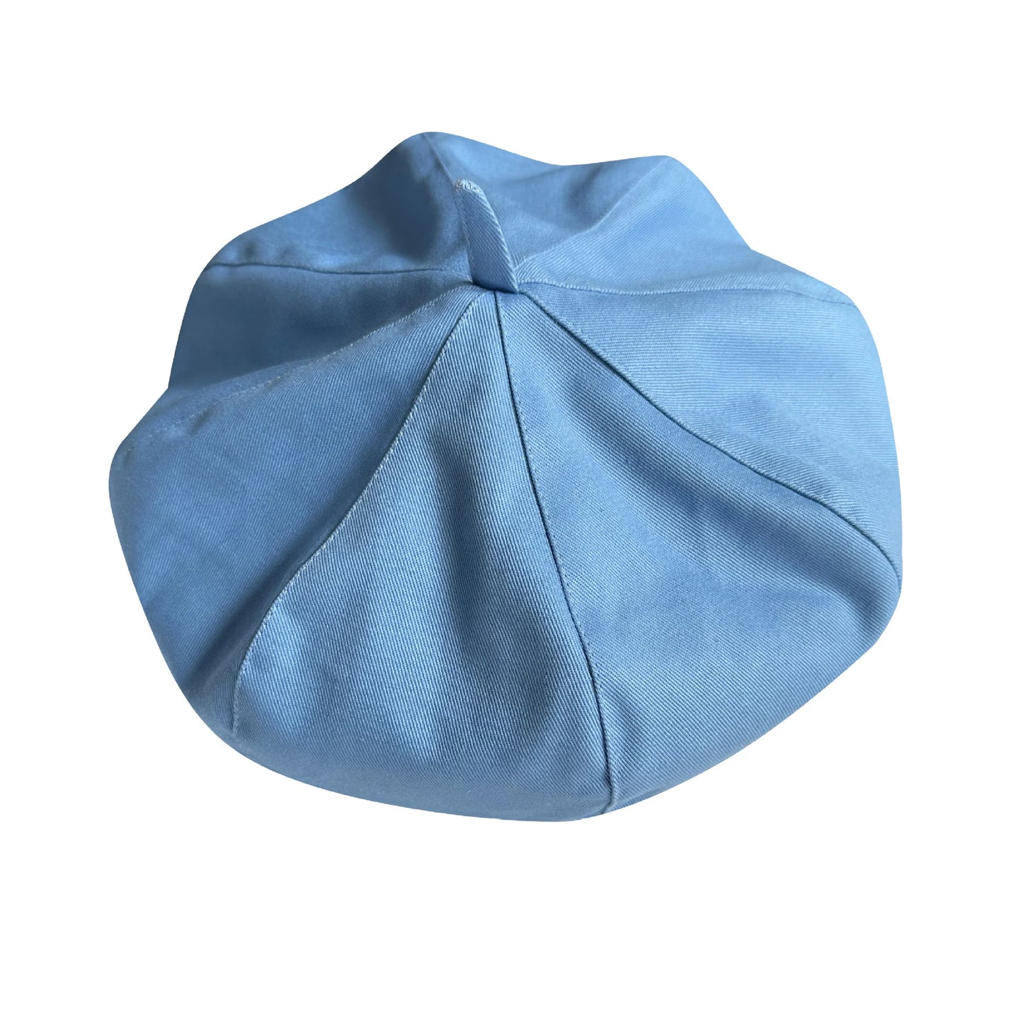 Classic Denim Fabric Beret Hat For Women Spring Summer