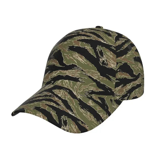 Tiger Stripe Camouflage Military Camo Baseball Cap Unisex Adjustable Hip Hop Hat