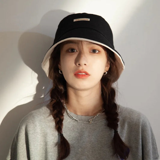 Fisherman's Hat Japanese-Style Versatile Bucket Hat Outdoor Casual Korean-Style