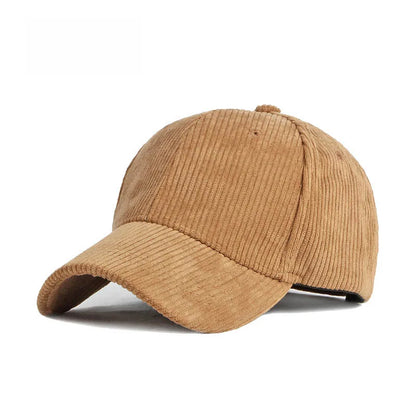 Fashion False Suede Baseball Caps For Men Women Autumn Winter
