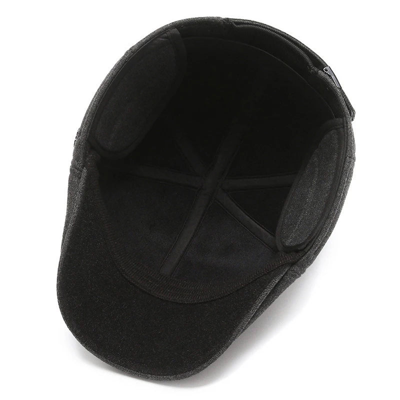 Fashion Berets Men High Quality Autumn Winter Wool Hat