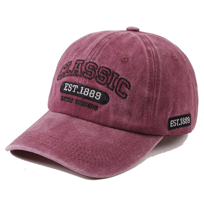 Unisex Classic Embroidery Baseball Caps Spring Autumn