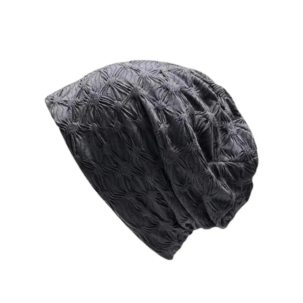 Casual Women Thin Bonnet Cap Slouchy Breathable Beanies Hat