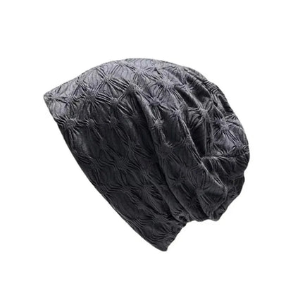 Casual Women Thin Bonnet Cap Slouchy Breathable Beanies Hat