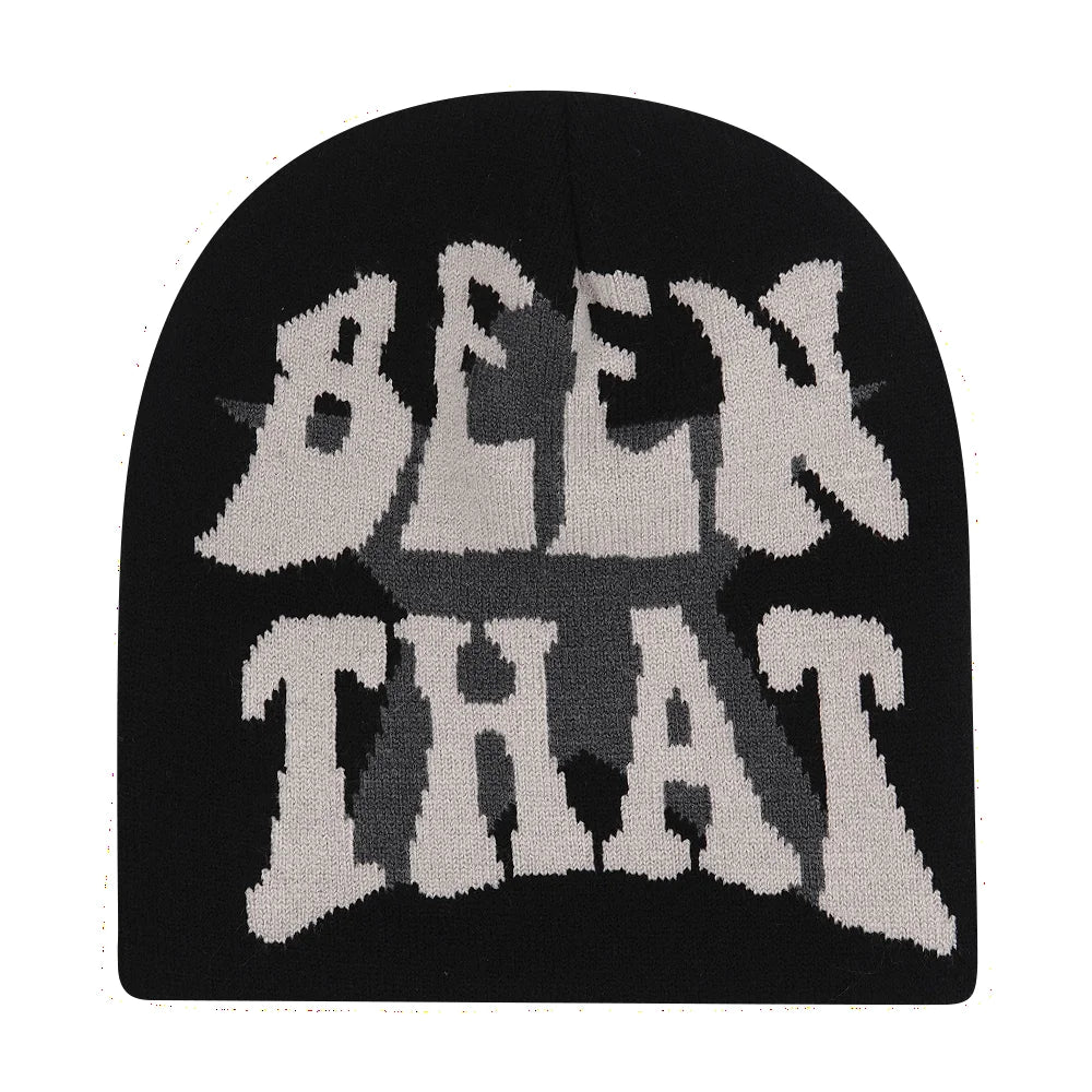 Y2k Letter Butter Knit Hats Skullies Beanies Autumn Winter Warm Hat