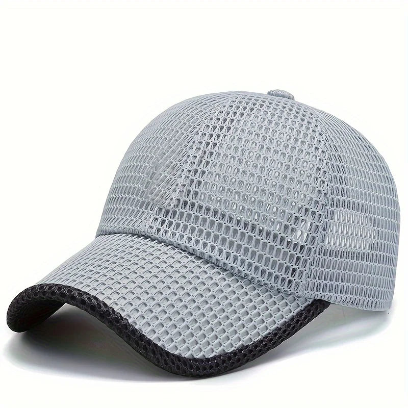 Quick-Dry Unisex Mesh Trucker Cap Adjustable, Lightweight & Breathable