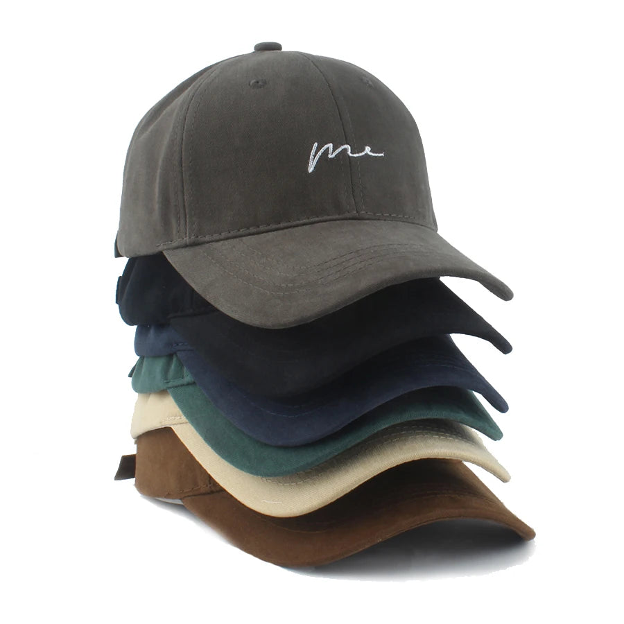 New Summer Baseball Cap Men Women Solid Color