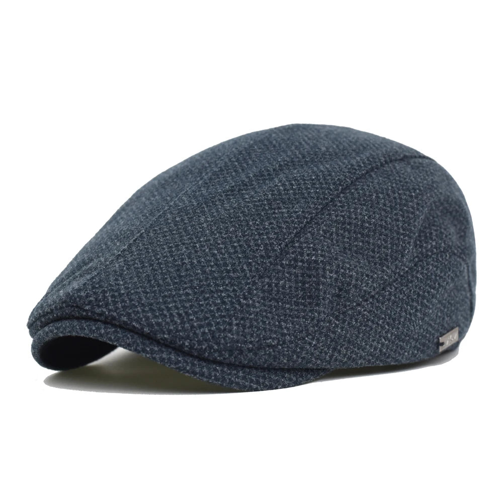 Winter Autumn Warm Newsboy Cap Men Women