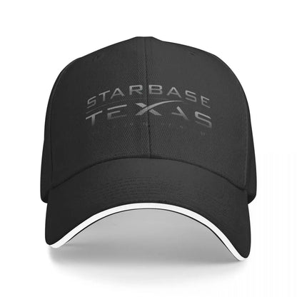 Starbase Texas Boca Chica Art SpaceX Starship Baseball Cap Men
