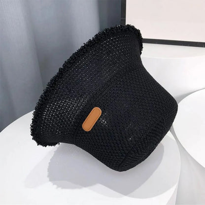 Summer Straw Hat Women Sun Protection Bucket Hat