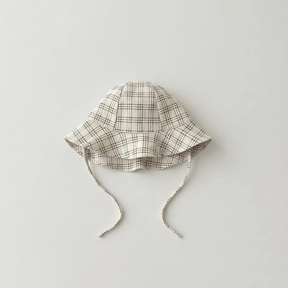 Fashion Striped Baby Bucket Hat Spring Summer
